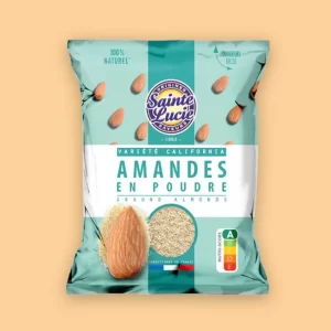 SAINTE LUCIE GROUND CALIFORNIAN ALMONDS 50G P1838A