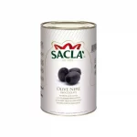 SACLA PITTED BLACK OLIVES 4.1KG