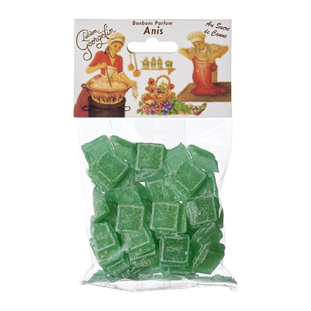 LUCIEN GEORGELIN ANISE-FLAVORED CANDIES 150G FLAT BOTTOM RCC0001232