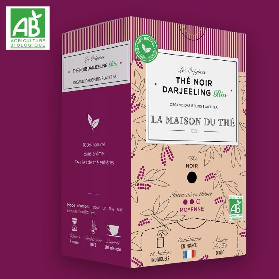 LA MAISON DU THÉ ORGANIC BLACK DARJEELING TEA T0035
