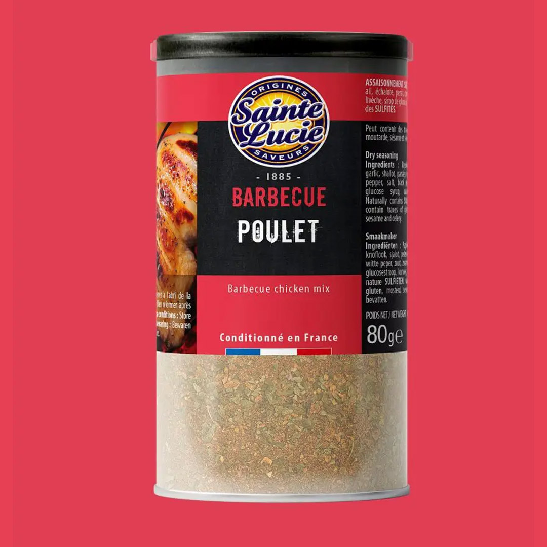 SAINTE LUCIE BBQ CHICKEN MIX CASE OF 69G SWITCH E4416A