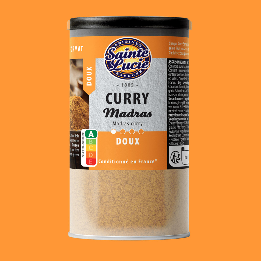 SAINTE LUCIE CURRY MADRAS SACHET 64G SWITCH E4419A