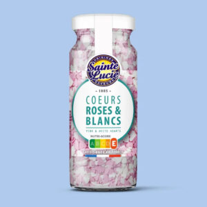 SAINTE LUCIE PINK AND WHITE HEARTS 55G P1970A