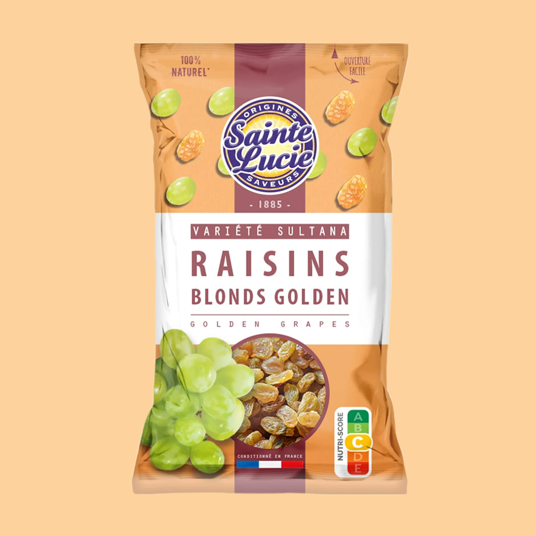 SAINTE LUCIE GOLDEN SULTANAS 125G P1888A