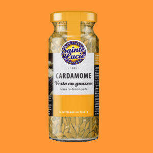 SAINTE LUCIE GREEN CARDAMOM PODS FLASK OF 36G E4079A