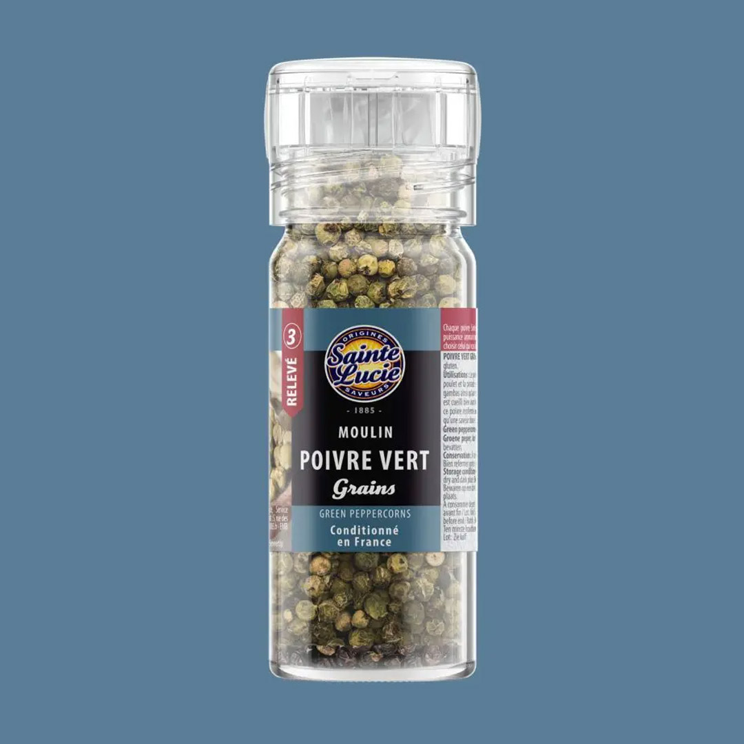 SAINTE LUCIE GREEN PEPPER GRAINS 30G MILL E4938A