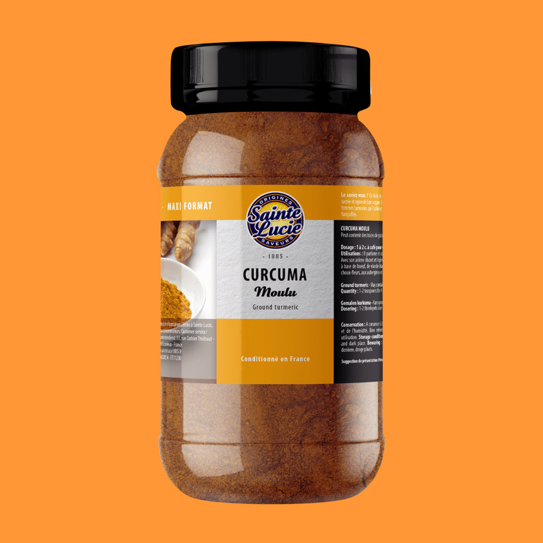 SAINTE LUCIE GROUND TURMERIC JAR OF 260G E4114A