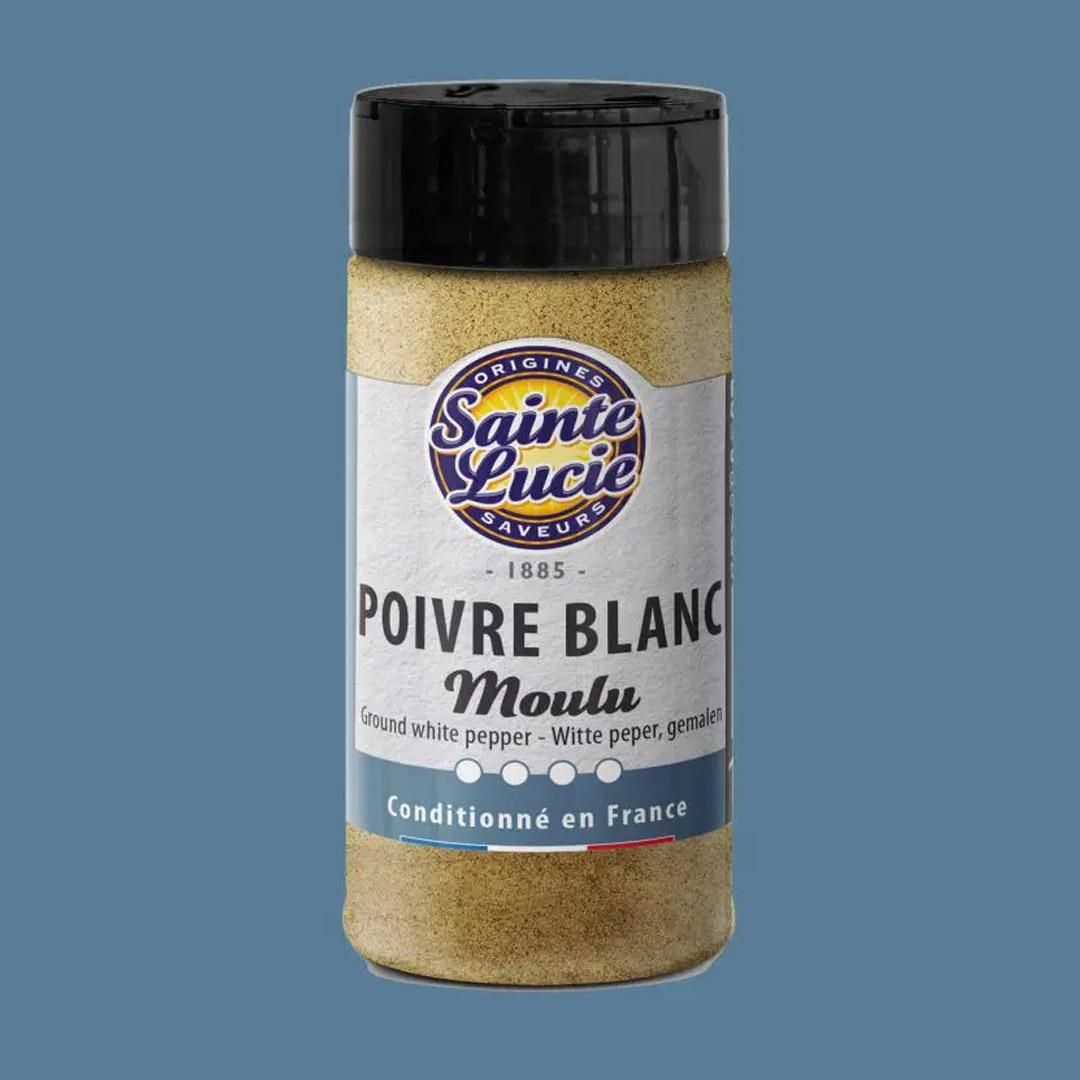 SAINTE LUCIE GROUND WHITE PEPPER PEPPER POT 18G E4534A