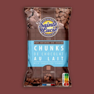 SAINTE LUCIE MILK CHOCOLATE CHUNKS 125G P1958A