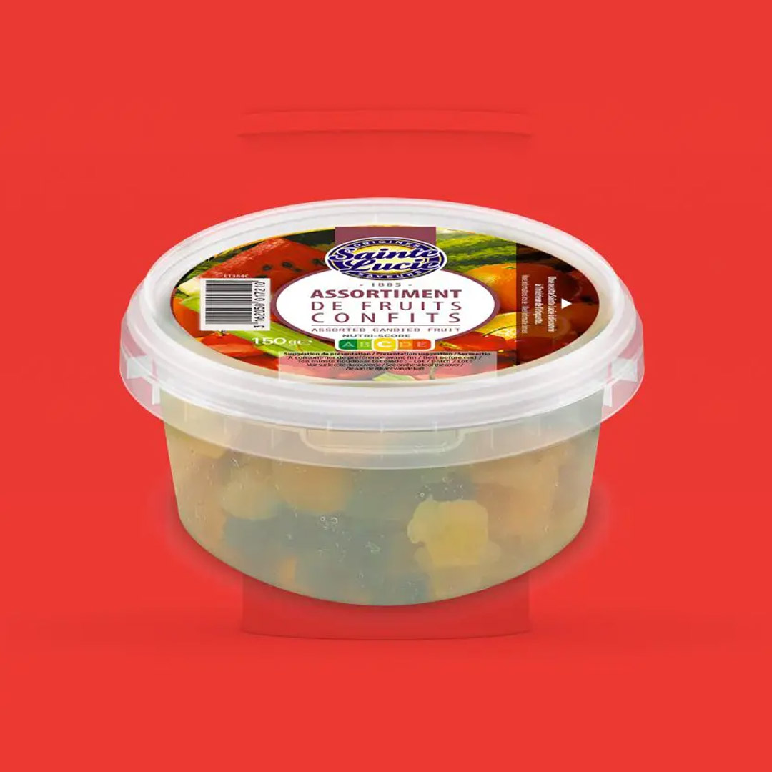 SAINTE LUCIE MIXED CANDIED FRUIT (4 TYPE) 150G P1721A