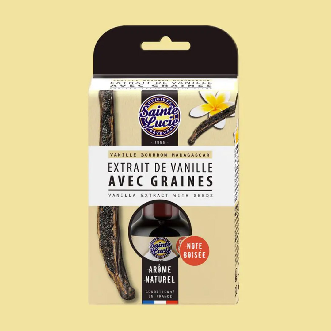 SAINTE LUCIE NATURAL VANILLA EXTRACT WITH SEEDS 20ML P0304A