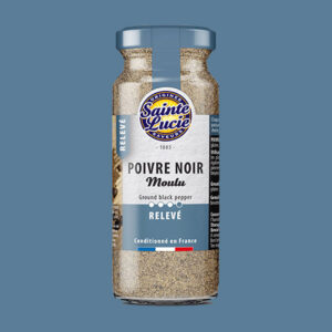 SAINTE LUCIE PRESERVED FLAVOUR GROUND BLACK PEPPER 50G E4036A