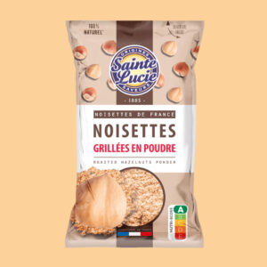 SAINTE LUCIE ROASTED HAZELNUTS POWDER FROM FRANCE SACHET 100G P1860A