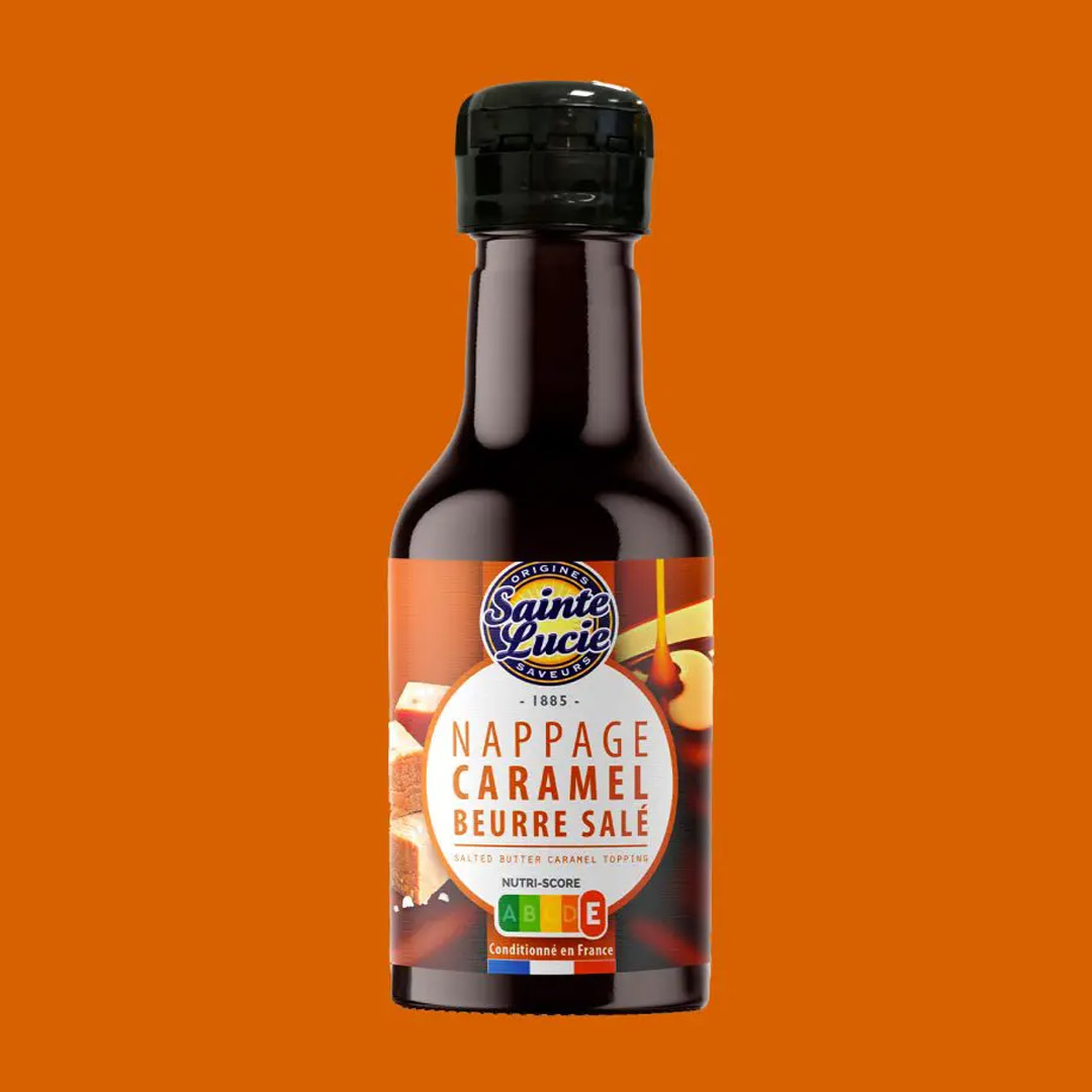SAINTE LUCIE SALTED BUTTER CARAMEL TOPPING 180G P2643A