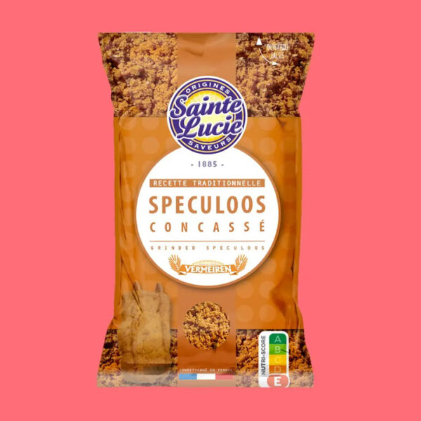 SAINTE LUCIE SPECULOOS CRUSHED SPICED BISCUITS SACHET OF 125G P2323A
