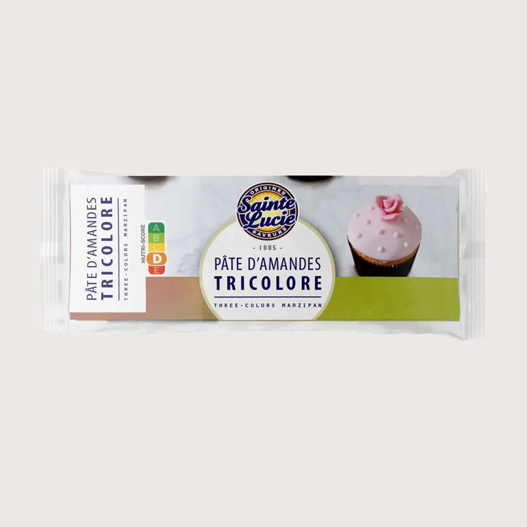 SAINTE LUCIE THREE-COLOUR ALMOND PASTE 200G P2222A
