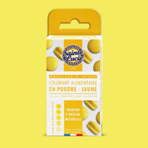 SAINTE LUCIE YELLOW POWDER FOOD COLOURING POT 2G P1510A