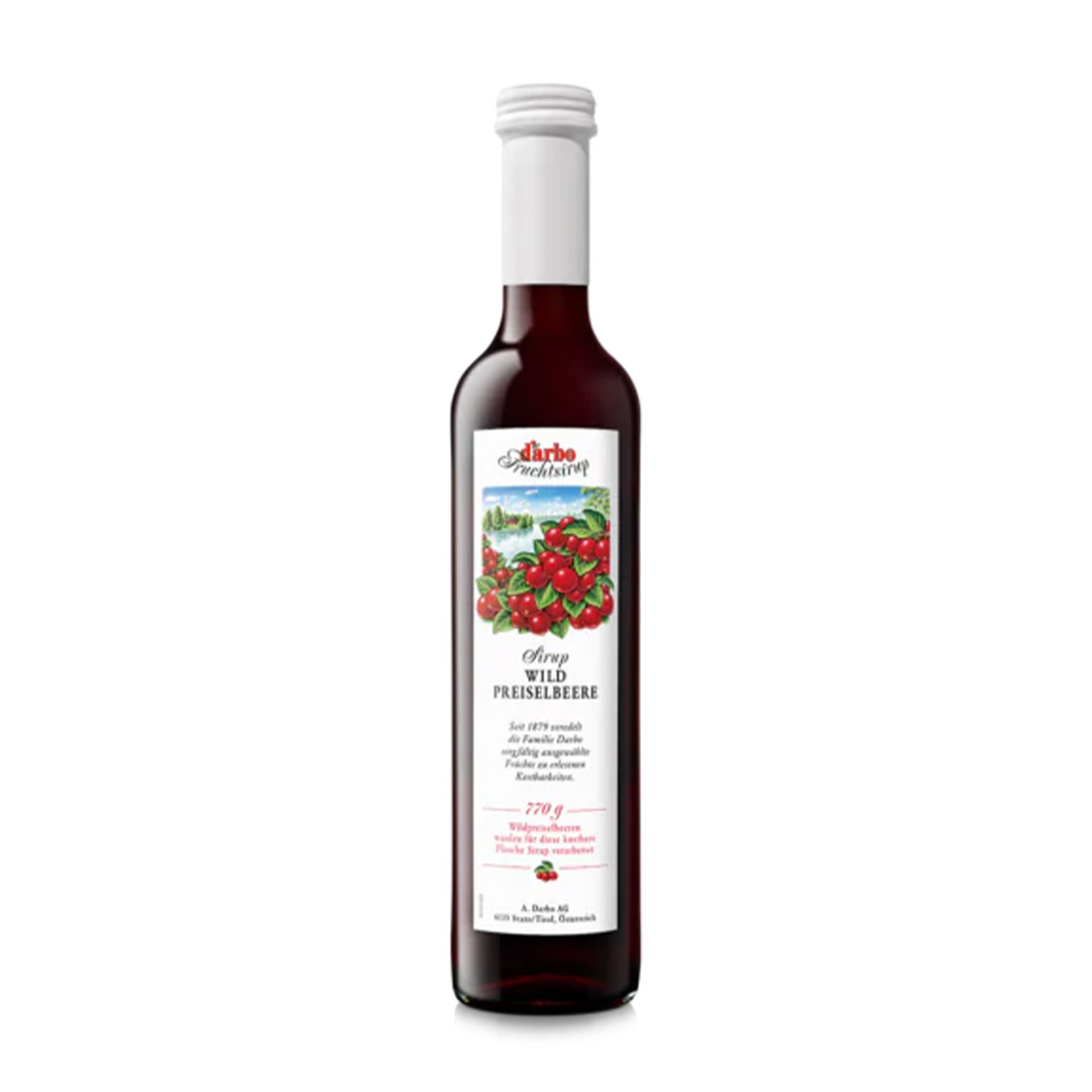 DARBO LINGONBERRY FRUIT SYRUP 500ML 018145
