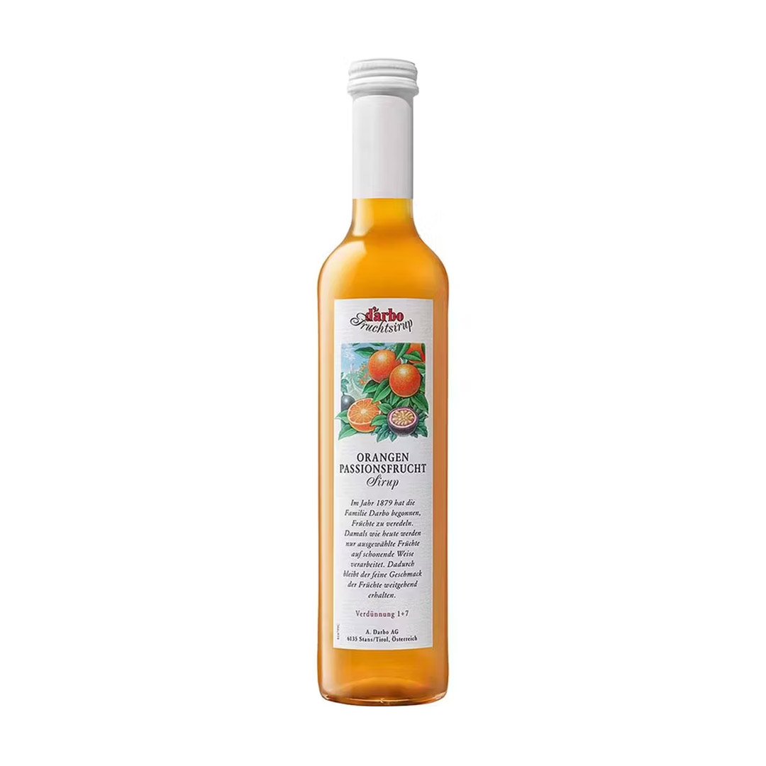 DARBO ORANGE-PASSION FRUIT SYRUP 500ML 041662