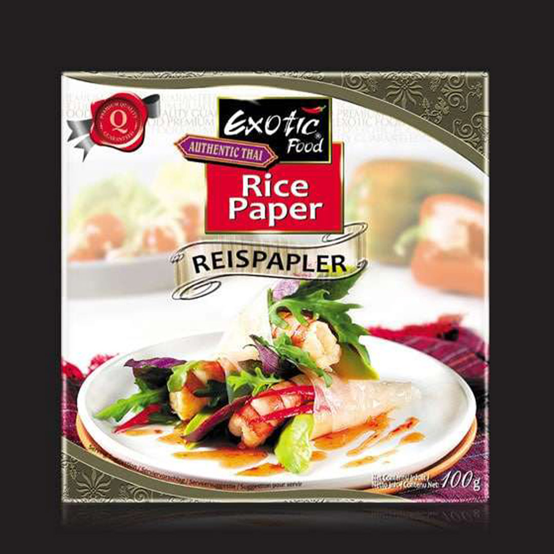 EXOTIC FOOD  RICE PAPER 22CM 100G