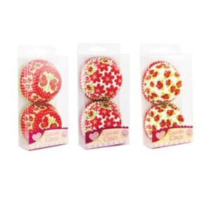 QUEEN OF CAKES CASE-FLOWER DESIGN 60pk-QC1135