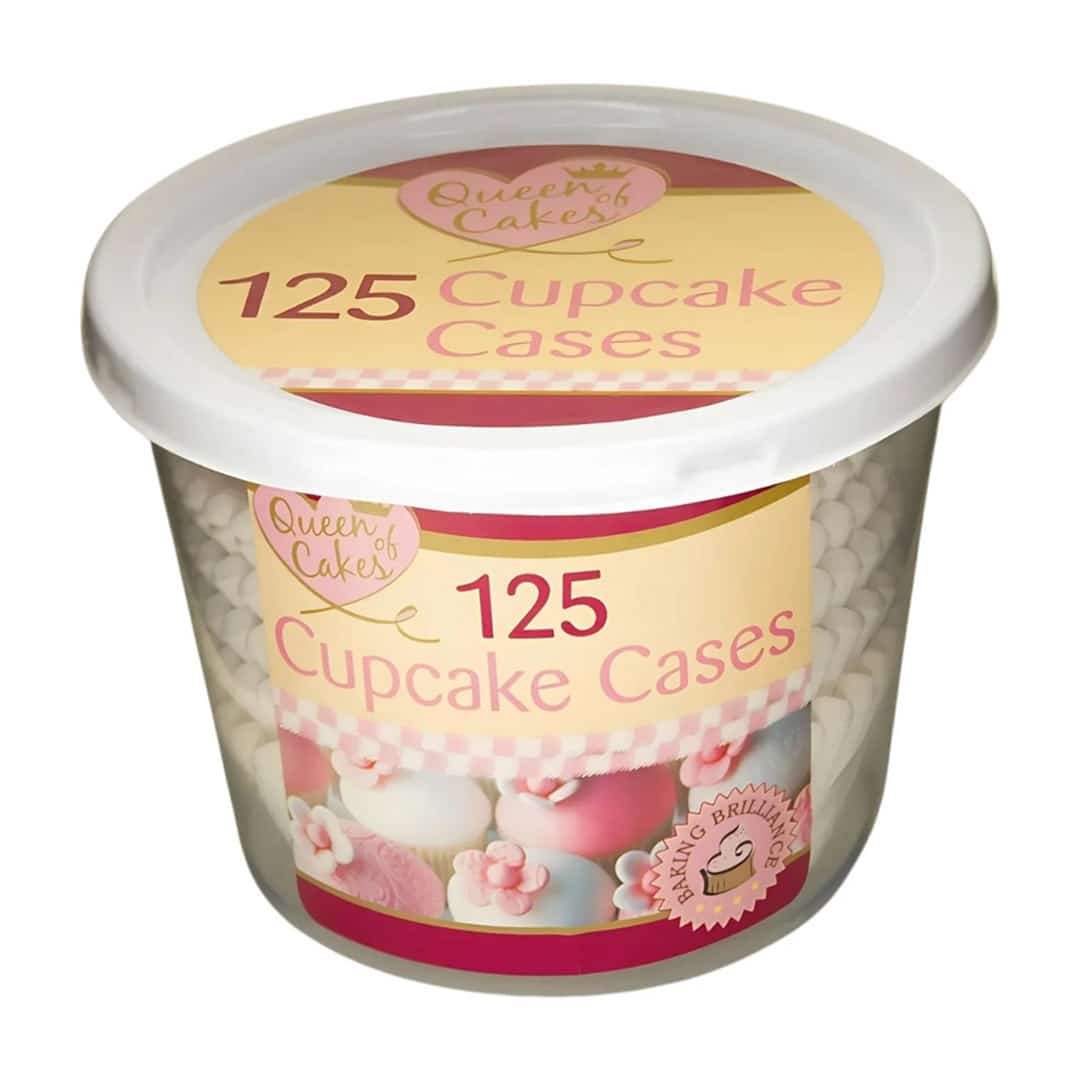 QUEEN OF CAKES CUPCAKE CASES 125pk-QC1096C