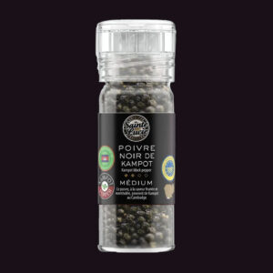 SAINTE LUCIE BLACK KAMPOT PEPPER 54G MILL E4913A