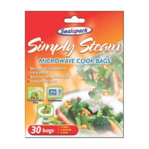 SEALAPACK SIMPLE STEAM COOK BAGS 30pk-SAP1038